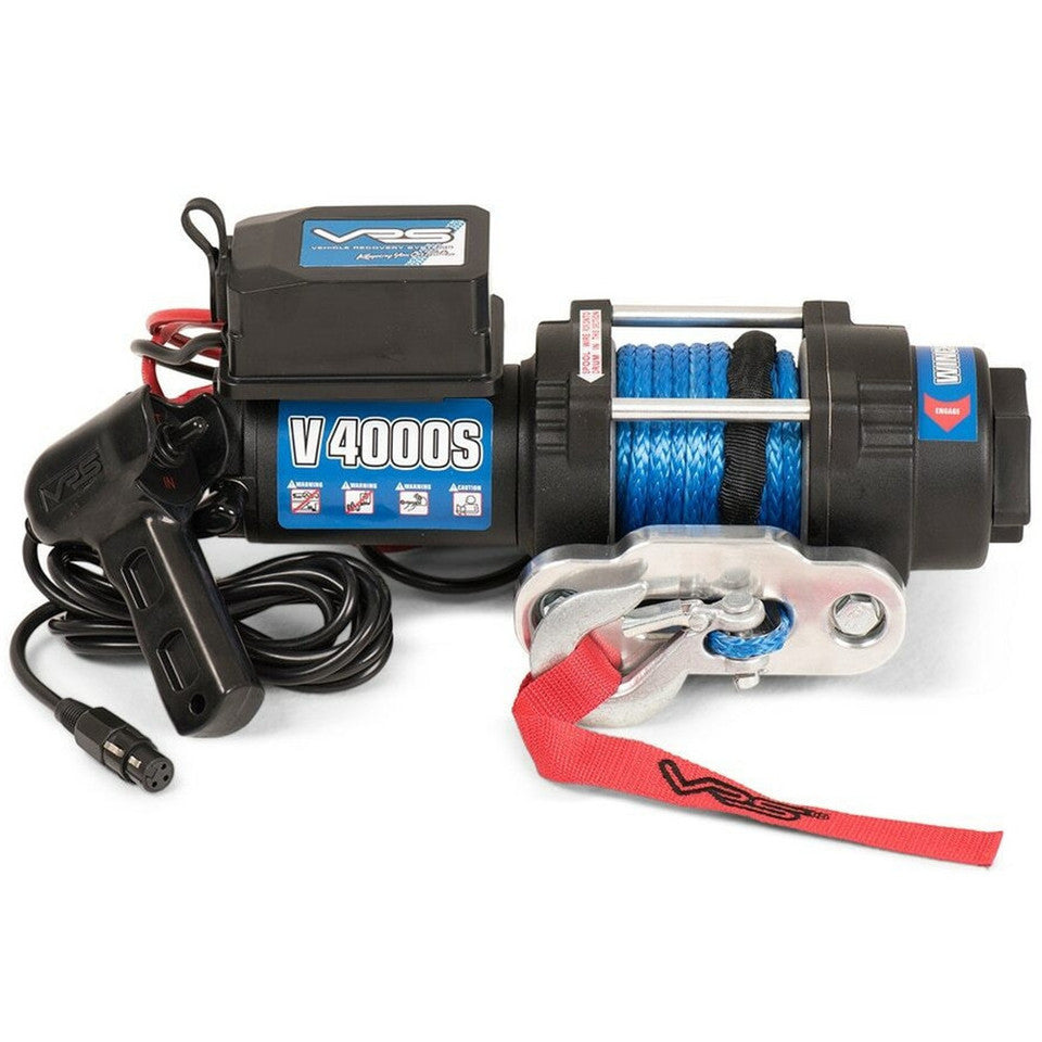 VRS V4000S Utility Electric Winch 12V 4000lb