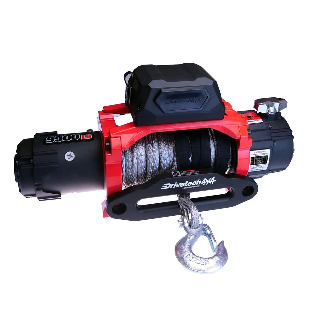 Dual Speed Winch 9500lbs With Synthetic Rope - DT-D9500SR