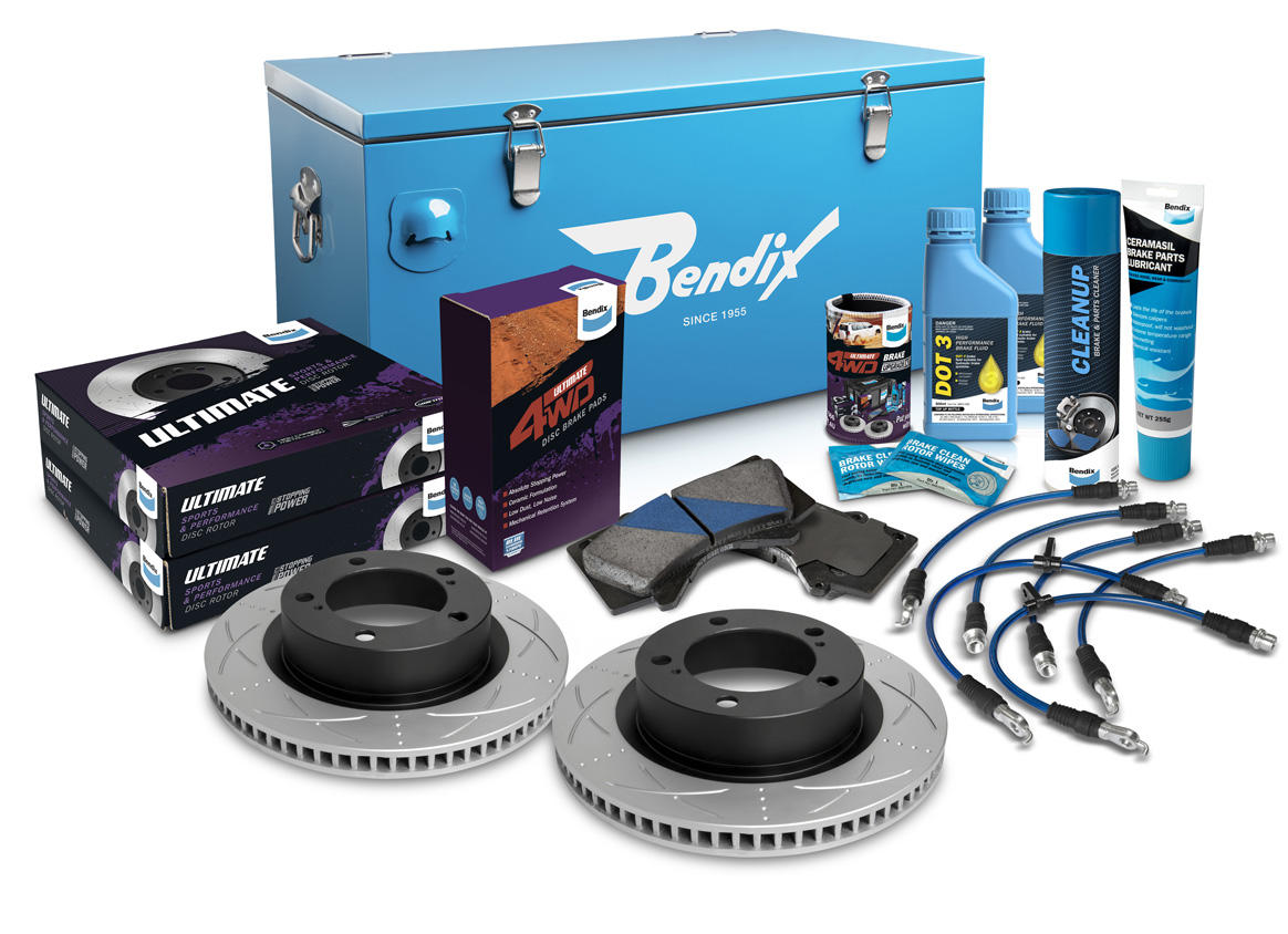 Front 0" Lift Brake Upgrade Kit to suit Toyota Land Cruiser 200 Series UZJ200 & VDJ200 up to 2012 with 340mm Rotor