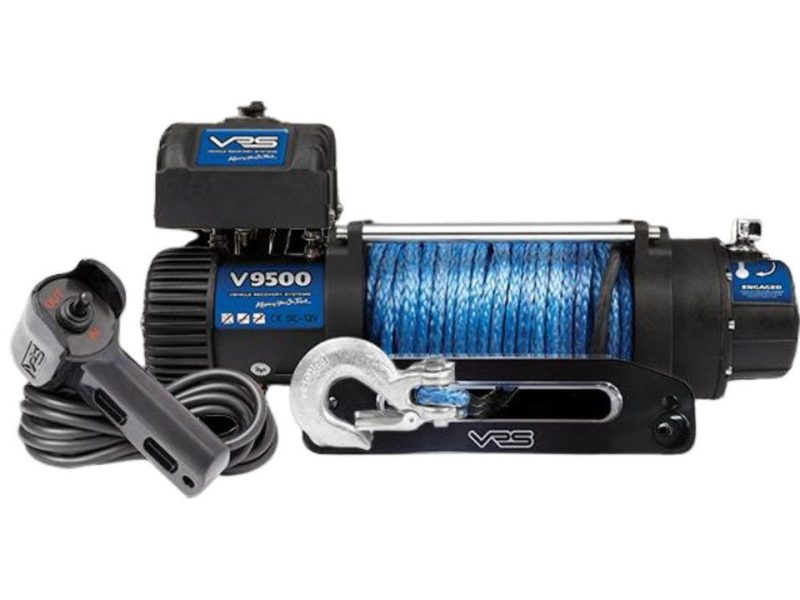 VRS 9500lbs 12V Electric Winch w/Synthetic Rope