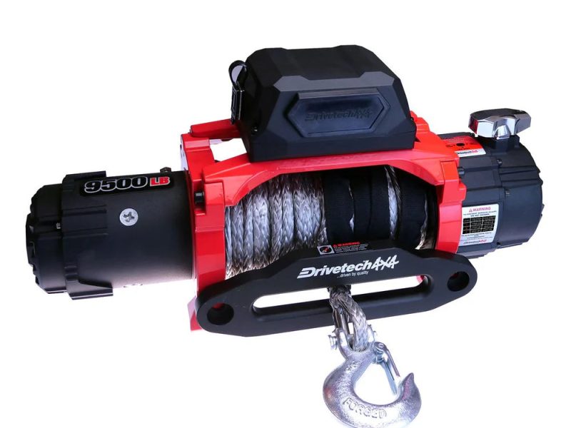 Dual Speed Winch 9500lbs With Synthetic Rope - DT-D9500SR