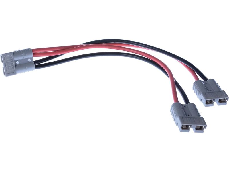 Drivetech 4x4 Single To Twin Anderson Plug Lead 50A - DTAPY
