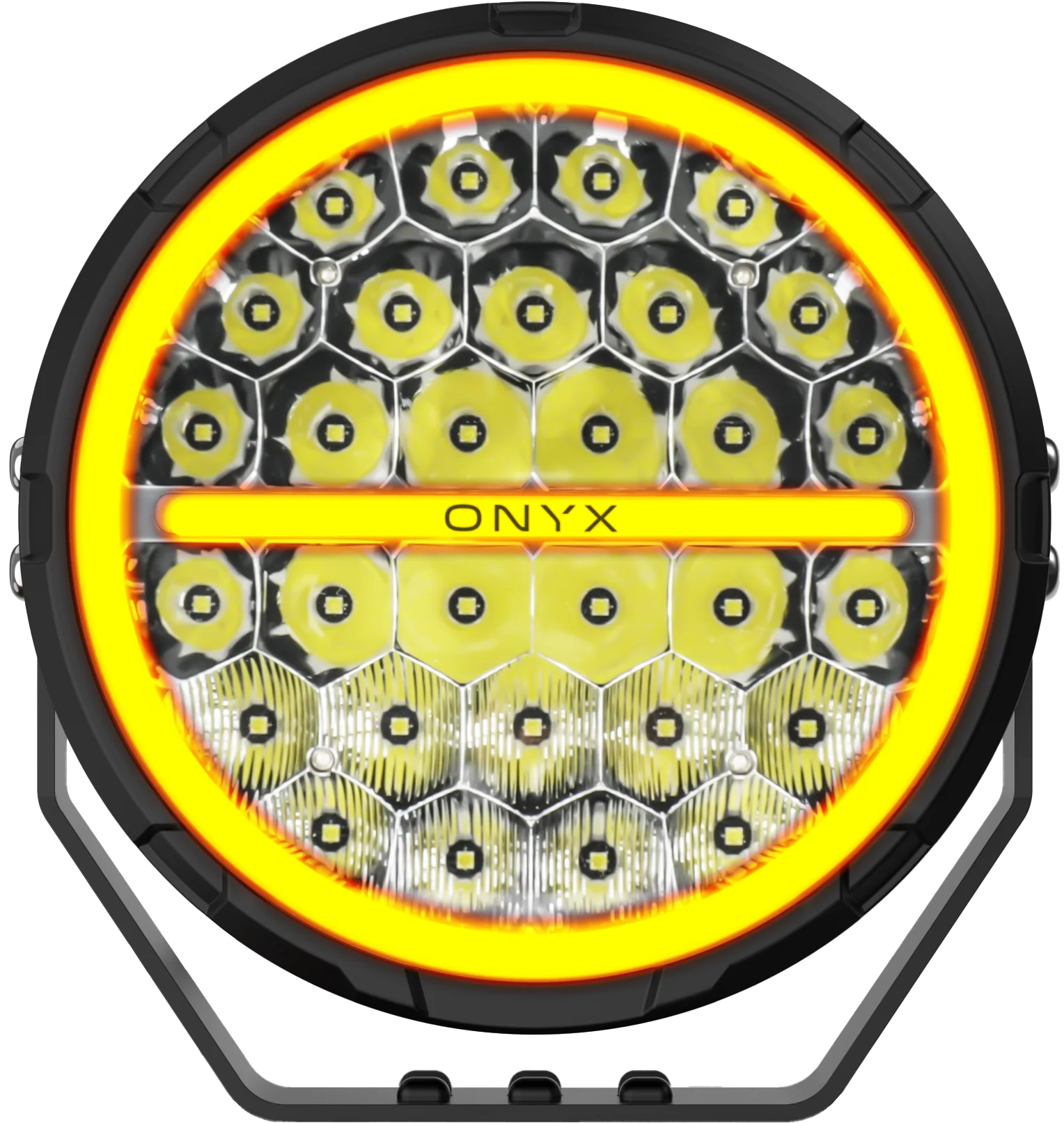 ONYX DRIVING LIGHT 9" ROUND DUAL DRL START UP LED PAIR - Image 2