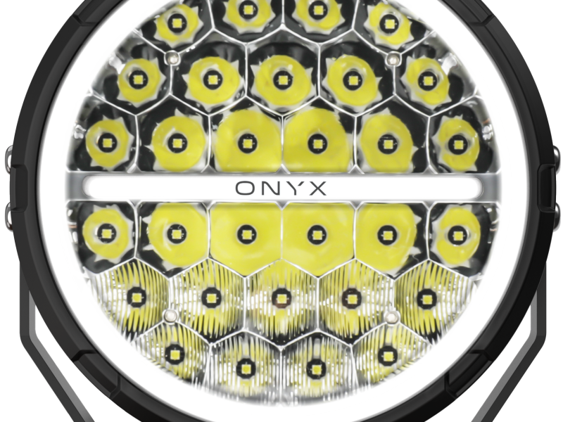 ONYX DRIVING LIGHT 9" ROUND DUAL DRL START UP LED PAIR