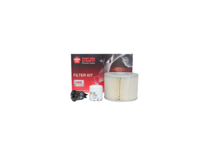 Sakura Filter Kit Oil Air Fuel Toyota Hilux VZN167R - K-11180