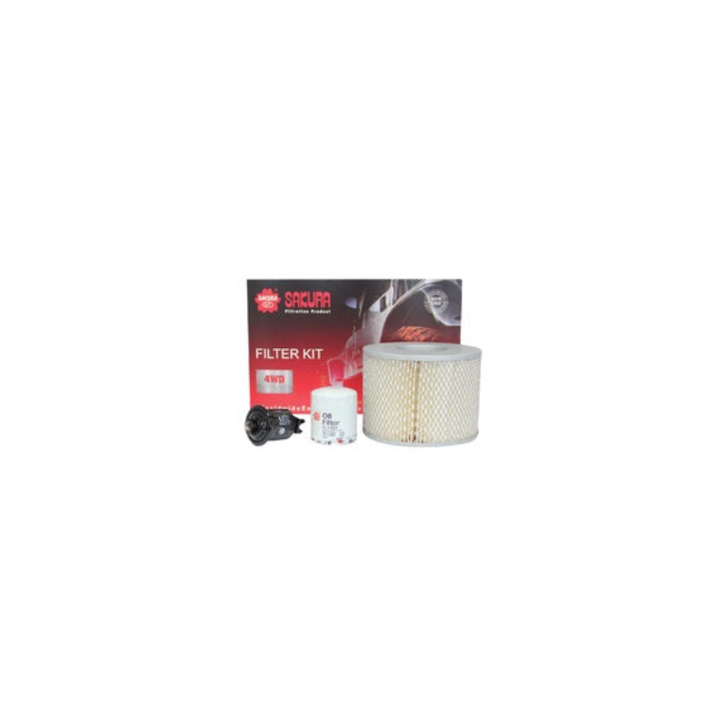 Sakura Filter Kit Oil Air Fuel Toyota Hilux VZN167R - K-11180