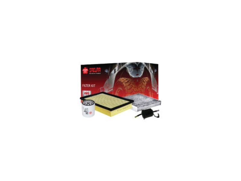 Sakura Filter Kit Oil Air Fuel Toyota Hilux Workmate TGN121 TGN126 Sakura K-11430