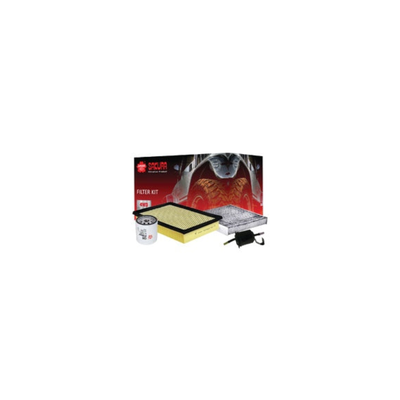 Sakura Filter Kit Oil Air Fuel Toyota Hilux Workmate TGN121 TGN126 Sakura K-11430